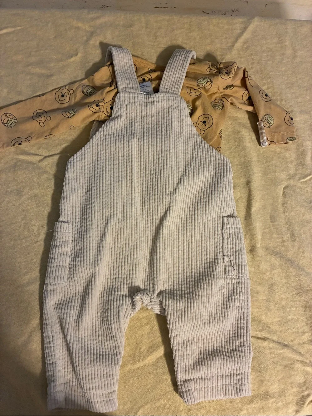 Disney Winnie the Pooh 12 month Corduroy Baby Overalls